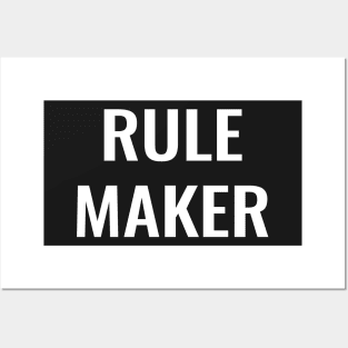 Rule Maker Posters and Art